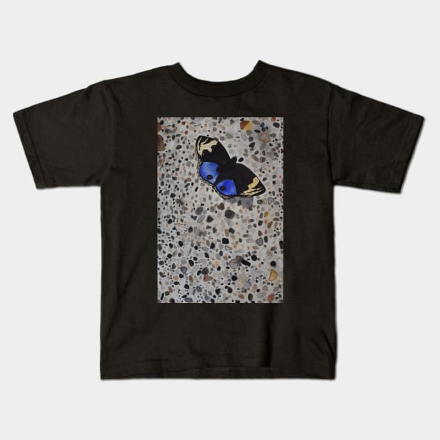 Butterfly Watercolour Kids T-Shirt by creativesomedays